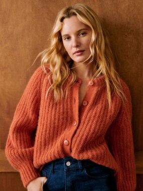 Sezane Emile cardigan in Copper size XXS